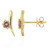 Boucles d'oreilles en or et Diamant champagne SI2 d'Argyle (de Melo)