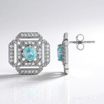 Orecchini in argento con Zircone Ratanakiri