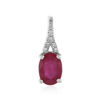 Pendentif en argent et Rubis de Bemainty