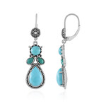 Pendientes en plata con Turquesa (Desert Chic)