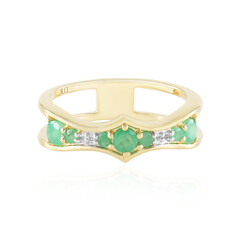 Anillo en plata con Esmeralda de Socoto