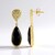 Orecchini in argento con Onice Nero