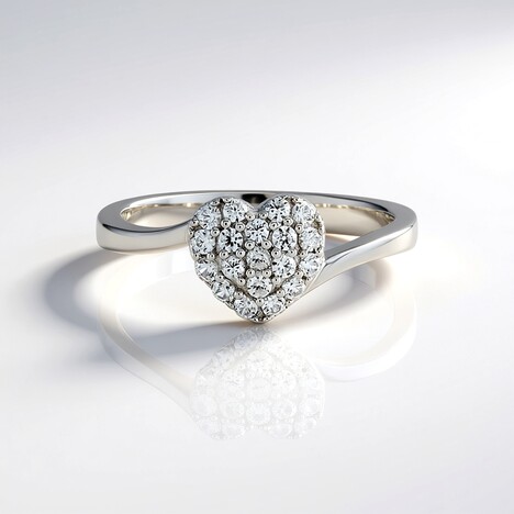 Anello in argento con Zircone
