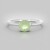Anello in argento con Prehnite