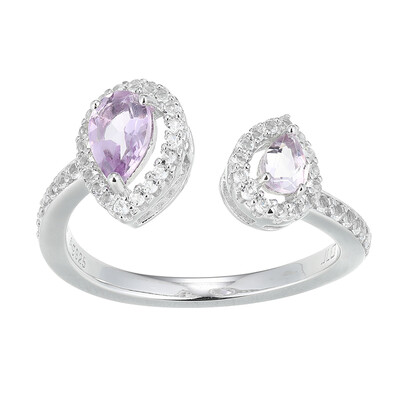 Anello in argento con Ametista