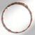 Collana rigida in acciaio con Tormalina Rosa Nigeriana (Riya)