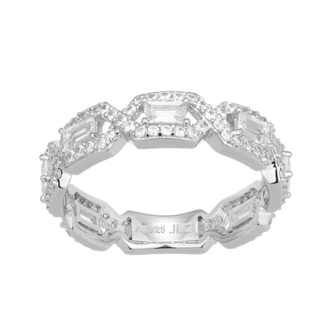 Anillo en plata con Topacio blanco (Adela Silber)