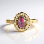 Anello in argento con Opale Mezezo