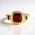 Anello in argento con Rubino Bemainty (Adela Silber)
