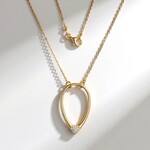 Collana in argento con Zircone (Adela Silber)