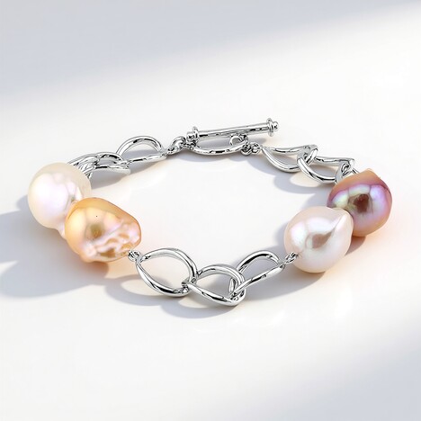 Bracciale in argento con Perla Ming (TPC)