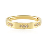 I2 Champagner-Diamant-Silberring (Ornaments by de Melo)