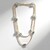 Collana in argento con Perla d'Acqua Dolce Bianca (TPC)