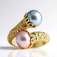 Anello in argento con Perla d'Acqua Dolce Argentata (TPC)