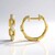 Boucles d'oreilles en argent et Diamant I2 (I)