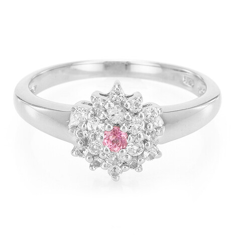 Anillo en plata con Turmalina rosa