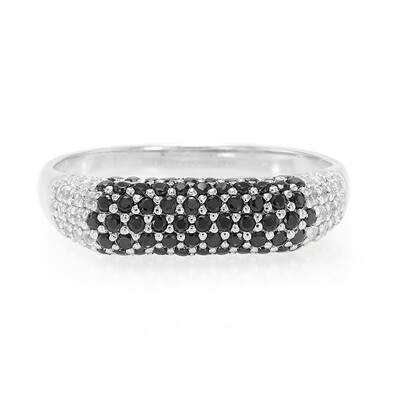 Anello in argento con Spinello Nero