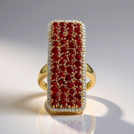 Anello in oro con Rubino Tanzania (de Melo)