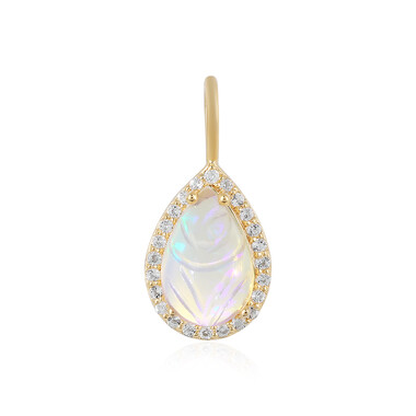 Pendentif en argent et Opale Welo