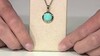 Colgante en plata con Amazonita