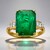 Anello in oro con Smeraldo Zambia AAA (CIRARI)