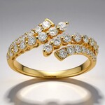 Anello in oro con Diamante SI1 (H) (CIRARI)