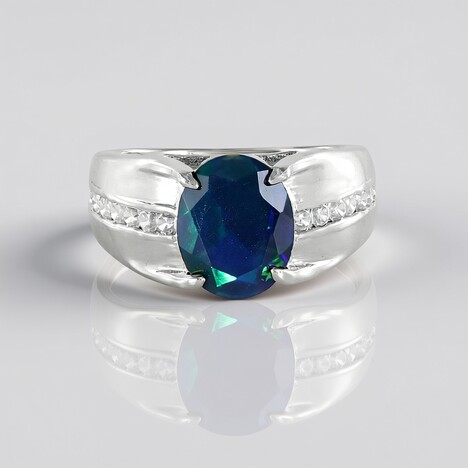 Anello in argento con Opale Mezezo (de Melo Essence)