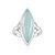 Aqua-Chalzedon-Silberring