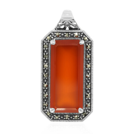 Colgante en plata con Cornalina