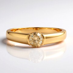 Anello in oro con Diamante Rose de France SI1 di Argyle