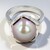 Anello in oro con Perla di Acqua Dolce (Annette)