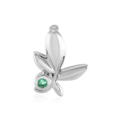 Ciondolo in argento con Smeraldo Russo