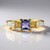 Anello in argento con Tanzanite