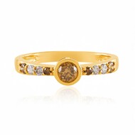 I2 Champagner-Brillant-Goldring (KM by Juwelo)