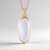 Collana in argento con Pietra di Luna Bianca (KM by Juwelo)