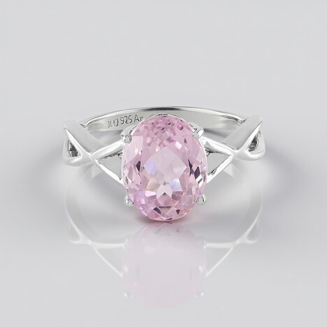 Anello in argento con Kunzite