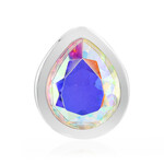Colgante en plata con Cuarzo Rayo de luna (MONOSONO COLLECTION)