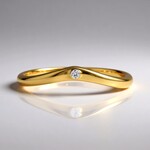 Anello in oro con Diamante IF (D) (Annette)