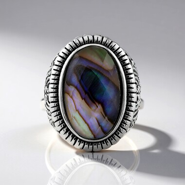 Anillo en plata con Cuarzo blanco (Art of Nature)