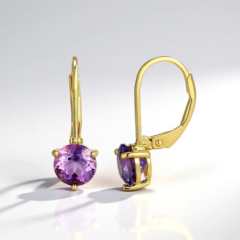 Orecchini in argento con Ametista