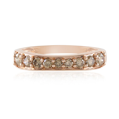 I2 Champagner-Brillant-Goldring (KM by Juwelo)