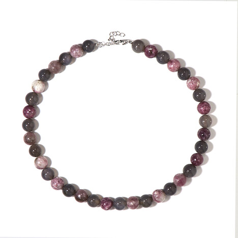 Collana in argento con Agata Color Argento