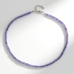 Collana in argento con Tanzanite