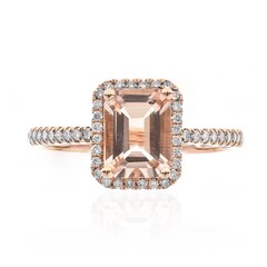 Anillo en oro con Morganita (CIRARI)