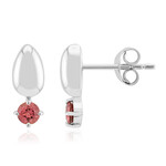 Pendientes en plata con Turmalina rosa de Brasil (Pallanova)