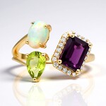 Anello in oro con Rodolite (CIRARI)