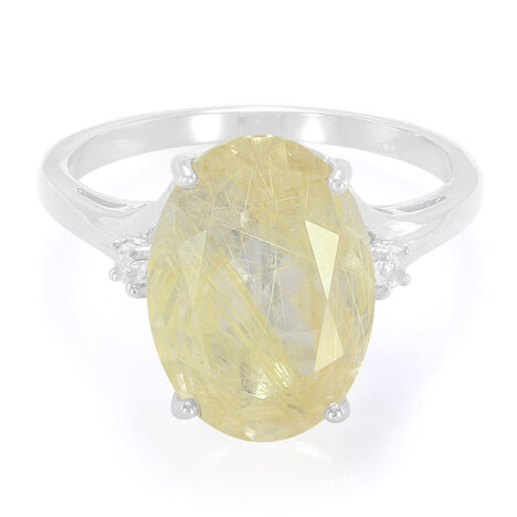 Rutilquarz-Silberring