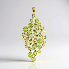 Ciondolo in argento con Peridoto (de Melo Essence)