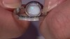 Bague en argent et Opale d'Australie