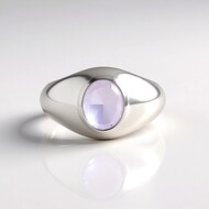 Bague en argent et Pierre de lune argent